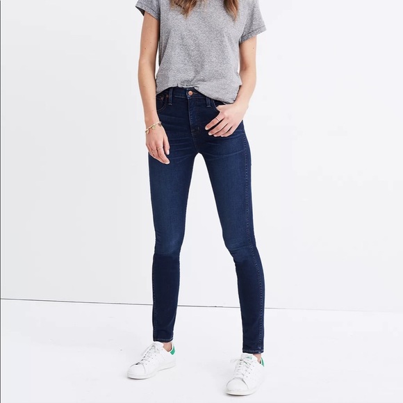 Madewell 10 Inch High Rise Skinny Jeans - Picture 1 of 9